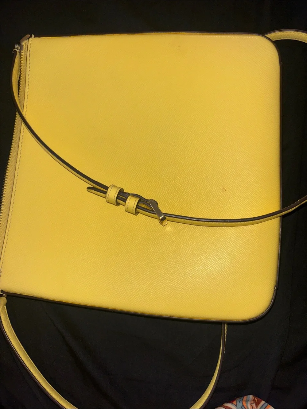 kate spade Bright Yellow Saffiano Crossbody Bag
